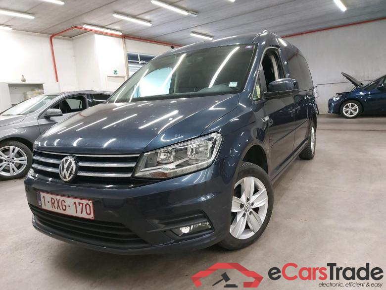 VOLKSWAGEN - CADDY MAXI DOUBLE CAB CRTDi 102PK Comfortline & Nav Discover Media & Climatronic & Rear APS & Trailer Hook