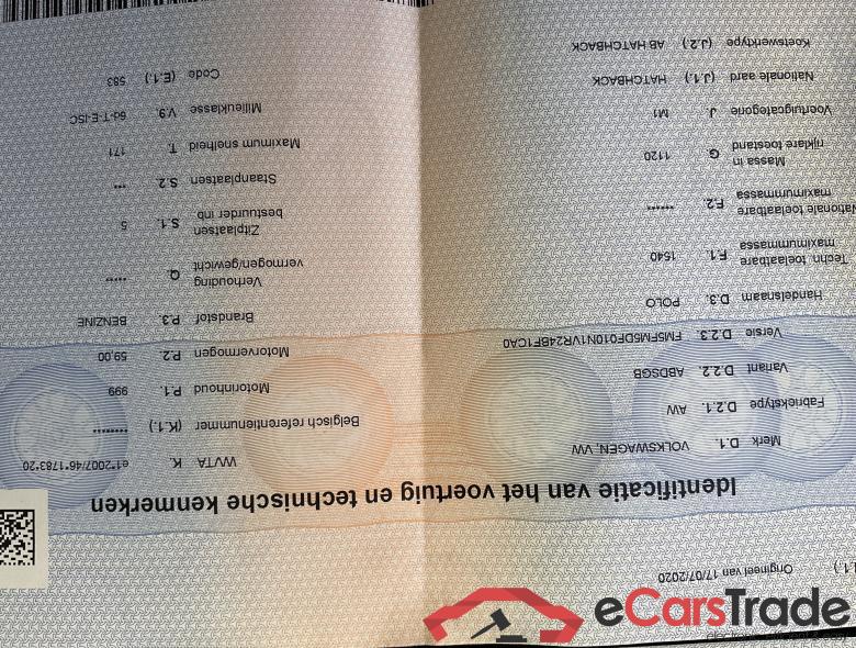 VOLKSWAGEN Polo Polo Trendline 1.0 59 kW (80 ch) 5 vitesses manuel #4