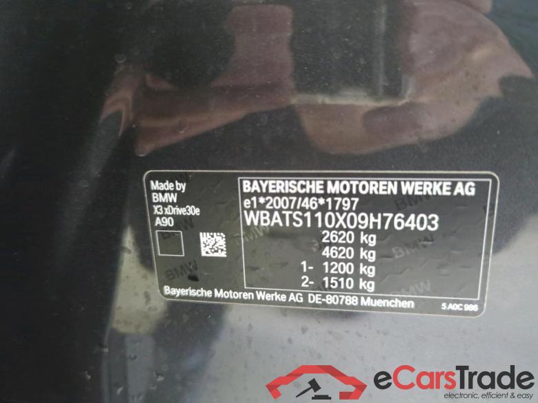 BMW X3 ´17 Baureihe X3 xDrive 30 e Luxury Line 2.0 215KW AT8 E6d #4