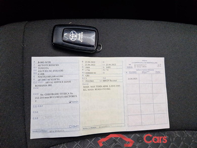 Toyota  C-HR MTR 1.8 HSD Core KP #4