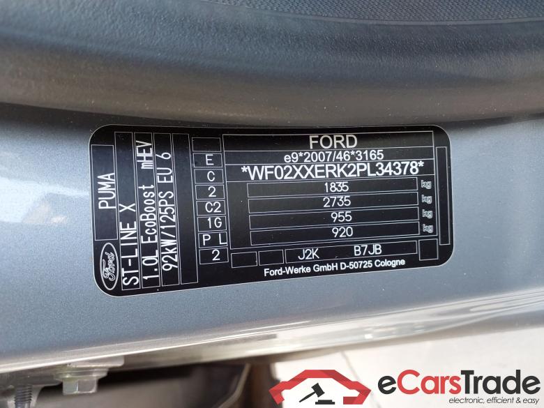 FORD Puma 1.0 EcoBoost mHEV 125cv Automatico X ST Line #5