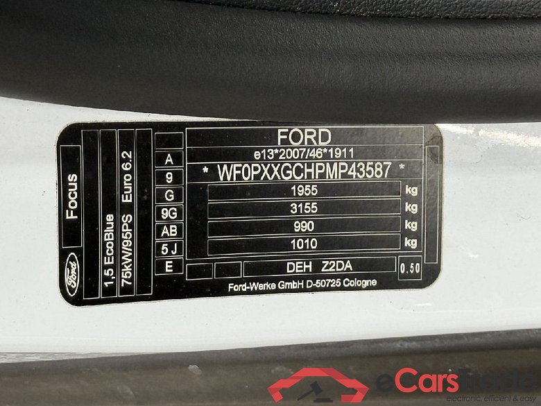Focus Turnier Cool & Connect 1.5 EcoBlue 70KW MT6 E6d #5