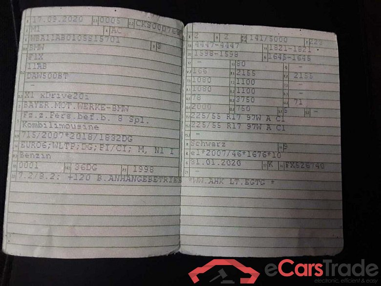 BMW X1 (F48)(2015->) DE - SUV5 xDrive20i EU6d-T, Advantage (EURO 6d-TEMP)(OPF), (Facelift) 2019 - 202 #2