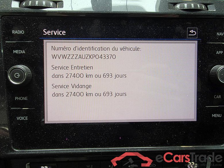 VOLKSWAGEN Golf VII Golf Comfortline 1.6 TDI SCR 85 kW (115 ch) 5 vitesses manuel #3