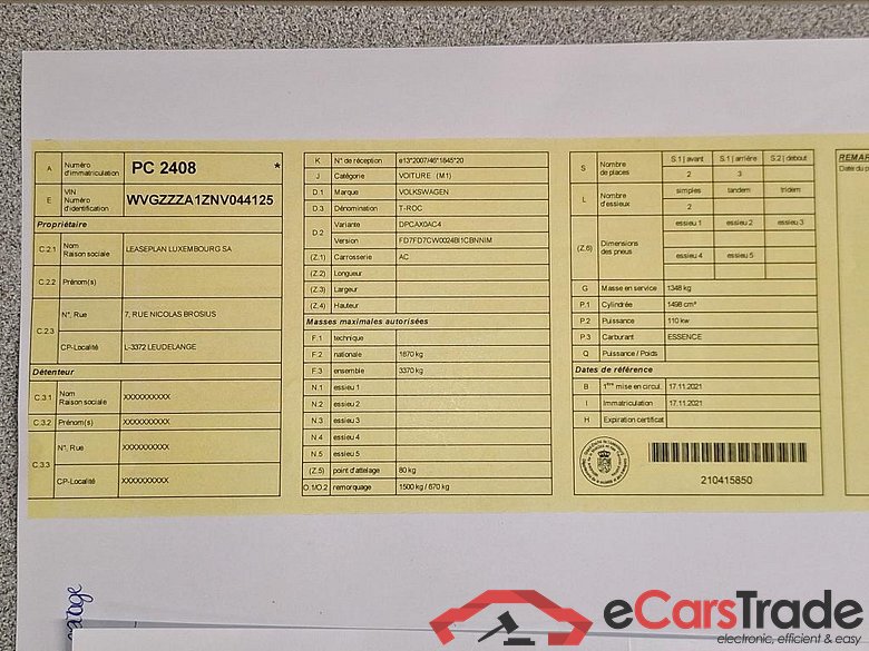 Volkswagen T-Roc 1.5 TSI ACT 110KW SPORT DSG7 #5