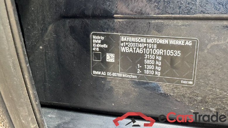 Baureihe X5 xDrive 45 e M Sport 3.0 290KW AT8 E6d #5