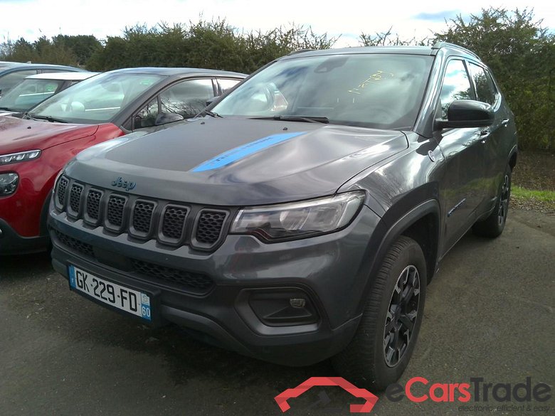 Jeep Compass 1.3i T4 Plug-In Hybrid Trailhawk eAWD Aut. LED Virtual Navi 1/2 Leather KeylessGo Camera Klima PDC ... #1