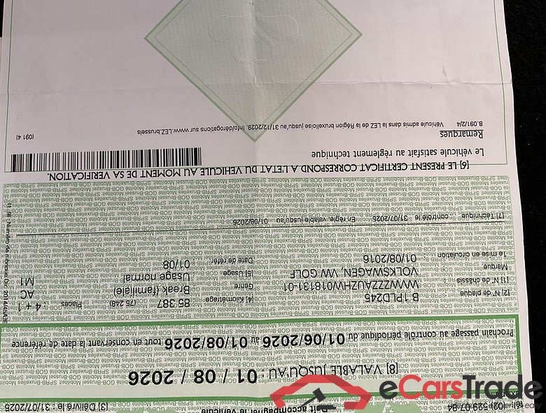 VOLKSWAGEN Golf VII Golf Comfortline 1.2 TSI BlueMotion Technology 81 kW (110 ch) 6 vitesses manuel #6