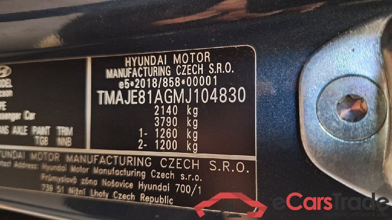 Tucson Prime Mild-Hybrid 2WD 1.6 CRDi 100KW AT7 E6d #5