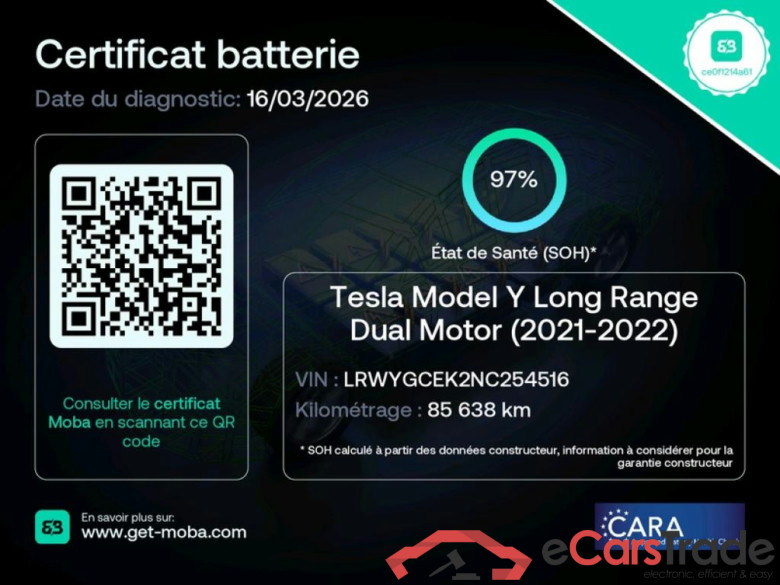 TESLA Model Y / 2020 / 5P / SUV Grand Autonomie Dual Motor AWD #2