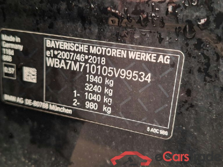1 Limousine 116 d Advantage 1.5 85KW AT7 E6d #5