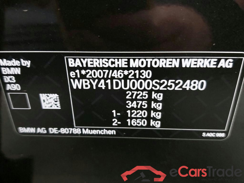 BMW I - BMW IX3 286PK With Climatic & Navigation & Cruise Control & Electric Heated Seats & Pano Roof & Foldable Trailer Hook * ELECTRIC * #6