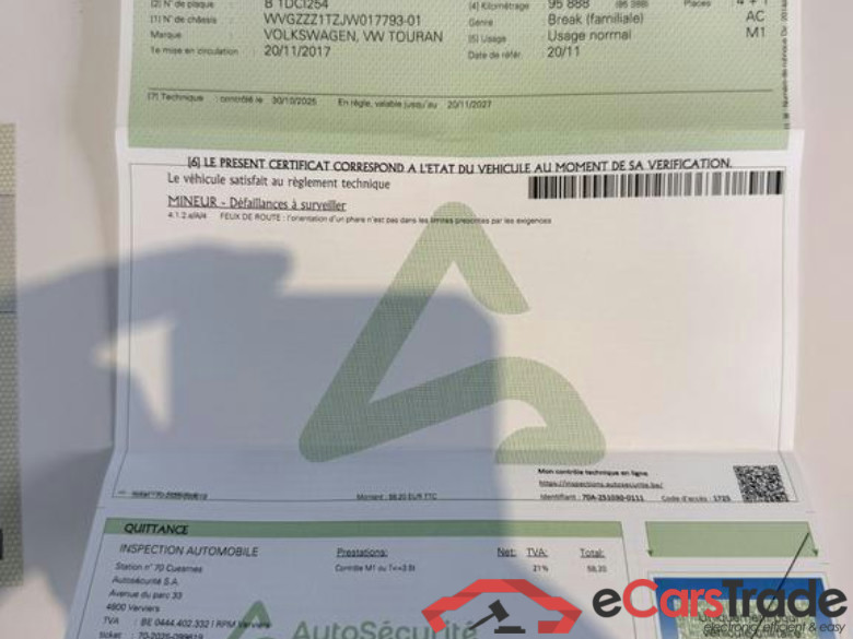 VOLKSWAGEN Touran Touran Sound 1.4 TSI 110 kW (150 ch) 6 vitesses manuel #4