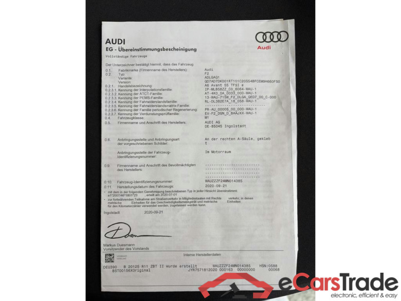 AUDI A6 Avant PHEV Avant PHEV 55 TFSI e Quattro Competition Sport S tronic #3