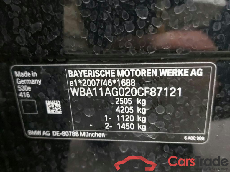 BMW - BMW 5 BERLINE 530e 292PK Business Edition M Sport Wit Dakota Sport Seats & Heated Front & Rear & Pack Innovation & Head Up & Comfort Plus & Safety & Driving Assistant Pro & Electric Sunroof  * HYBRID * #6