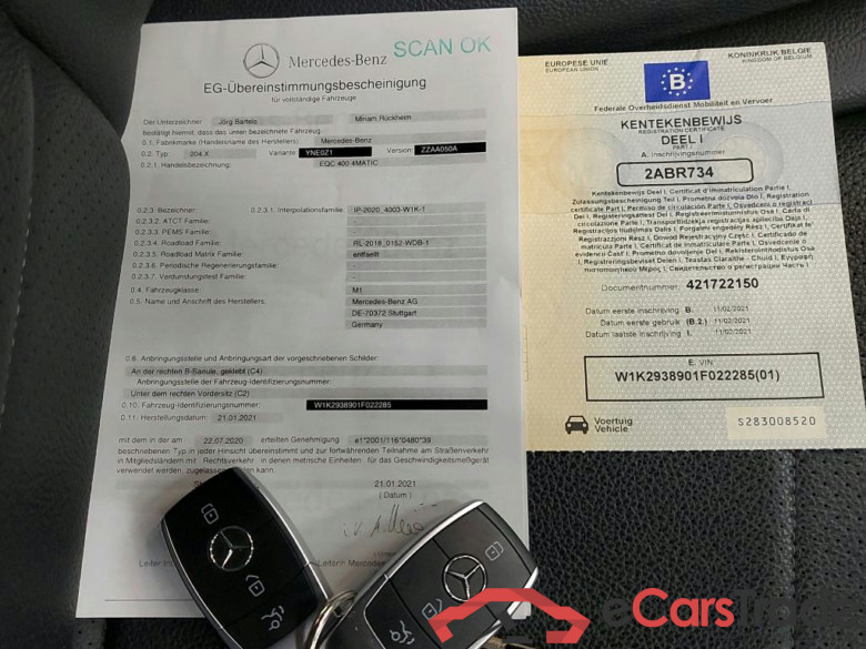MERCEDES - MER EQC 400 4MATIC Business Solution 408PK & Smartphone Integration * ELECTRIC * #4