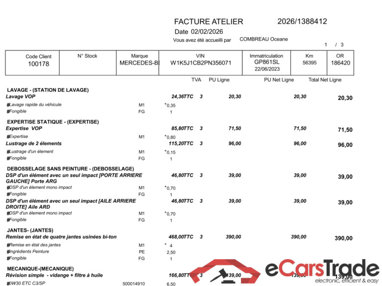MERCEDES-BENZ CLA Coupe / 2019 / 4P / Coupé CLA 200 d AMG Line BA8 / PRÊT A VENDRE #3