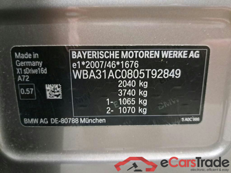 BMW - BMW X1 sDrive16dA 116PK X Line Business Edition With Heated Seats & LED & Park Assist & Rear Camera #6