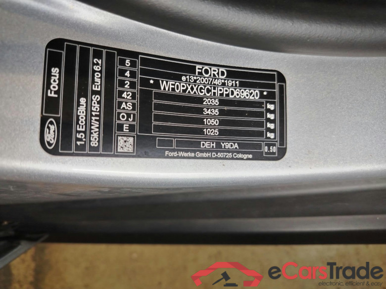 Focus Turnier Titanium X 1.5 EcoBlue 85KW AT8 E6d #5