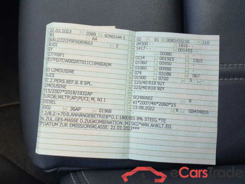 Audi A3 Limousine (8YS)(04.2020->) DE - Lim4 30 2.0 TDI EU6d, basis, 2020 - 2024 #5