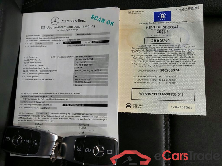 MERCEDES - MER GLE 350 de 4MATIC 320PK DCT Business Solution AMG & Pack Plus & Nappa Leather & Driver Assistance & Trailer Towing Hook * HYBRID * #4